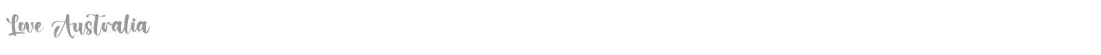 Love Australia font preview